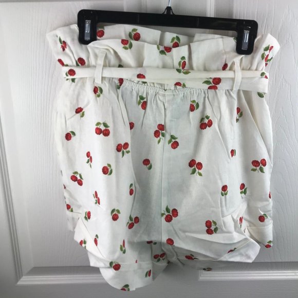 NWT Farm Rio Mini Pitanga Cherry Paperbag Shorts - Picture 5 of 5